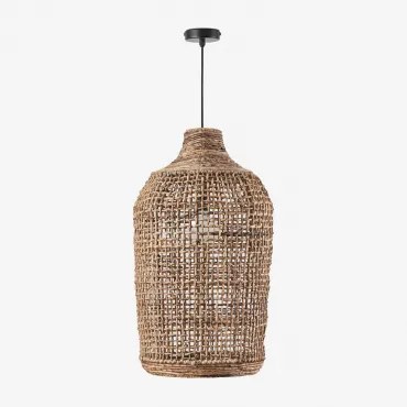 Lampa Sufitowa Wisząca Do Użytku Zewnętrznego Arantxa Czarna & Ø40 Cm - ↑70 Cm Arantxa - Sklum