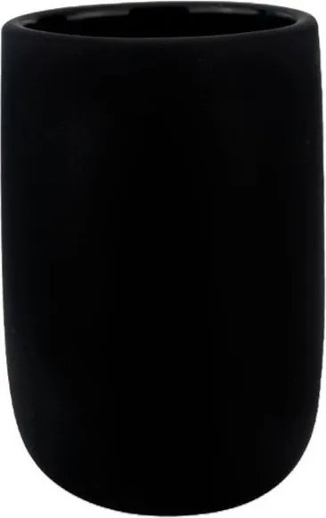 Czarna ceramiczna szczotka do WC Lotus – Mette Ditmer Denmark