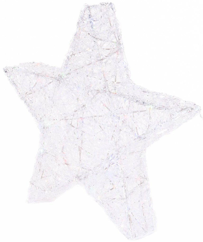 Ozdobna gwiazda z oświetleniem LED, 50 cm