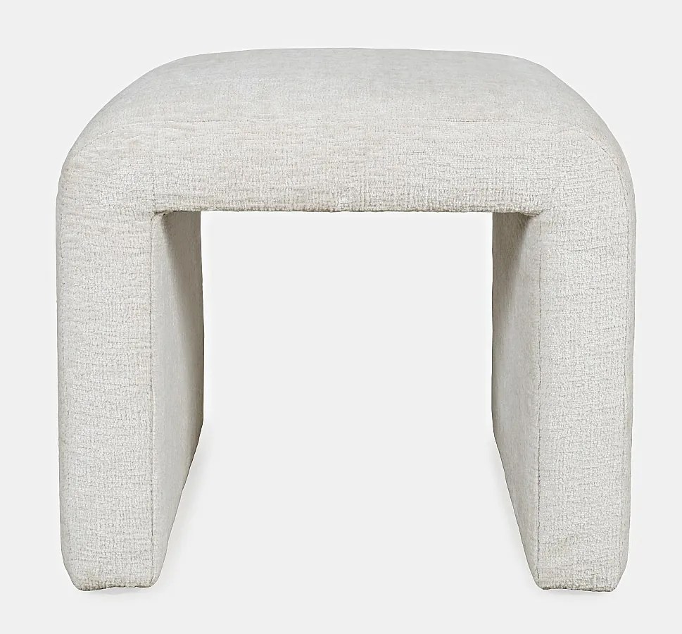 Tapicerowana ławka 53,5x48x45,5 cm beżowa Leith LET69N