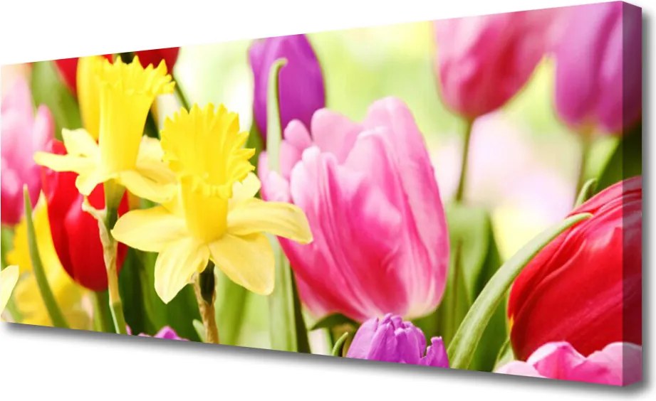 Obraz canvas Romantyczna Natura w Kwiatach