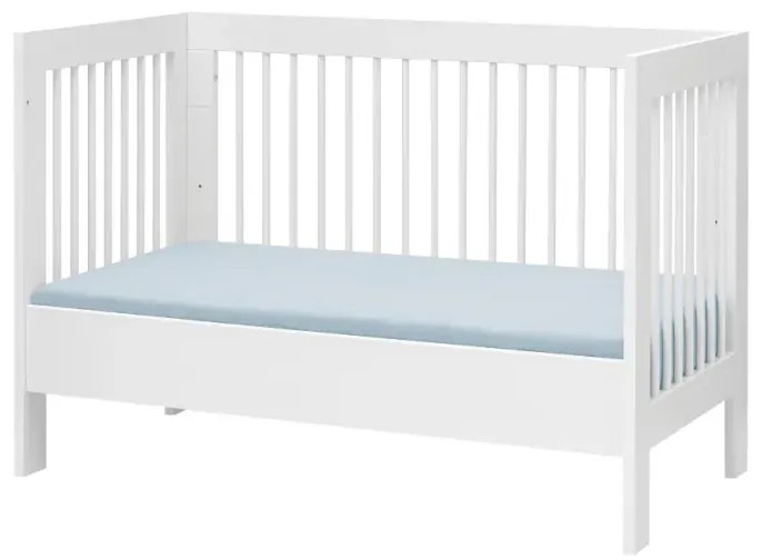 Łóżeczko dziecięce BASIC 120x60 białe PINIO