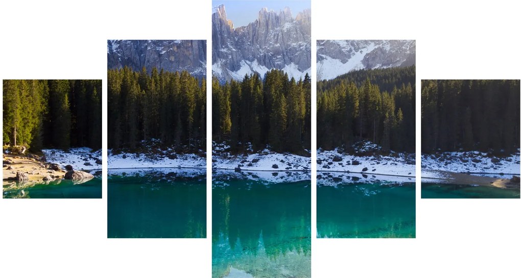 Obraz - Jezioro Karersee (125x70 cm)