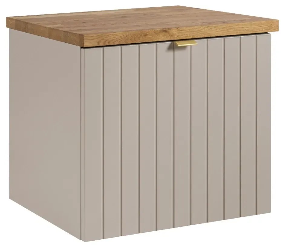 Szafka pod umywalkę HARMO 50 cm kaszmir półmat KROFAM