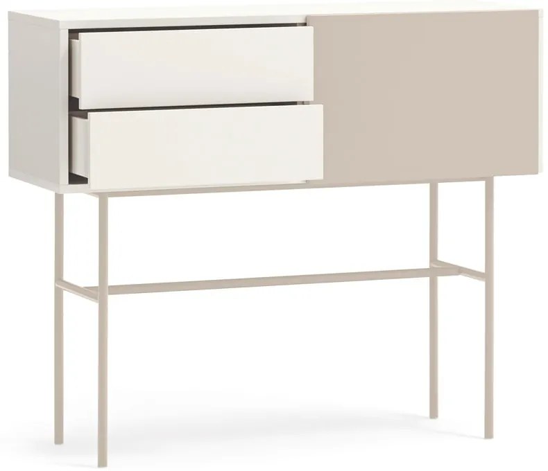 Beżowo-kremowa konsola 35x110 cm Nube – Teulat