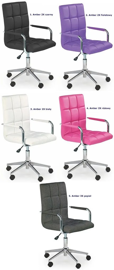 Pikowany fotel dla ucznia L7-E96