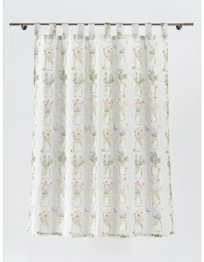 Kremowa zasłona 140x160 cm Cassia – Mendola Fabrics