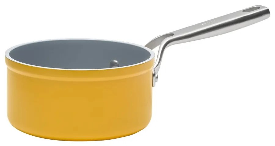 Garnek aluminiowy z pokrywką/z nieprzywierającą powierzchnią odpowiedni na indukcję 1,3 l Meda 3.0 – FABINI