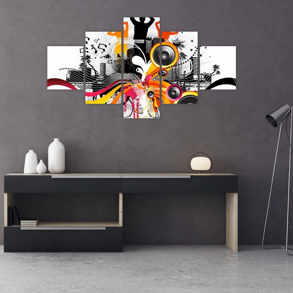 Obraz - Muzyka (125x70 cm)