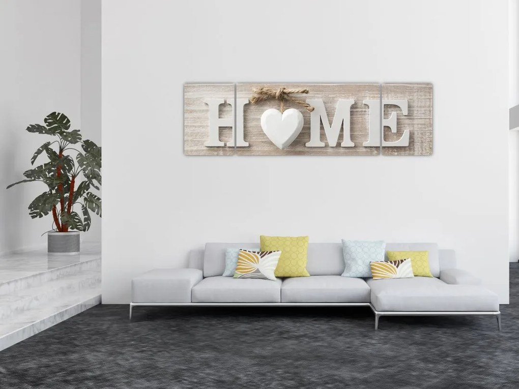 Obraz - Dom (170x50 cm)