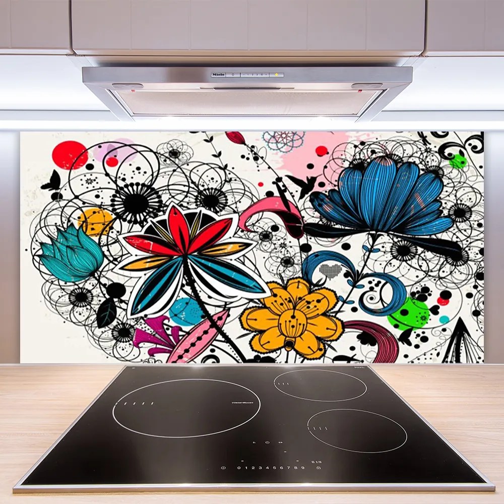 Panel Kuchenny Dynamiczna Kompozycja Kolorów