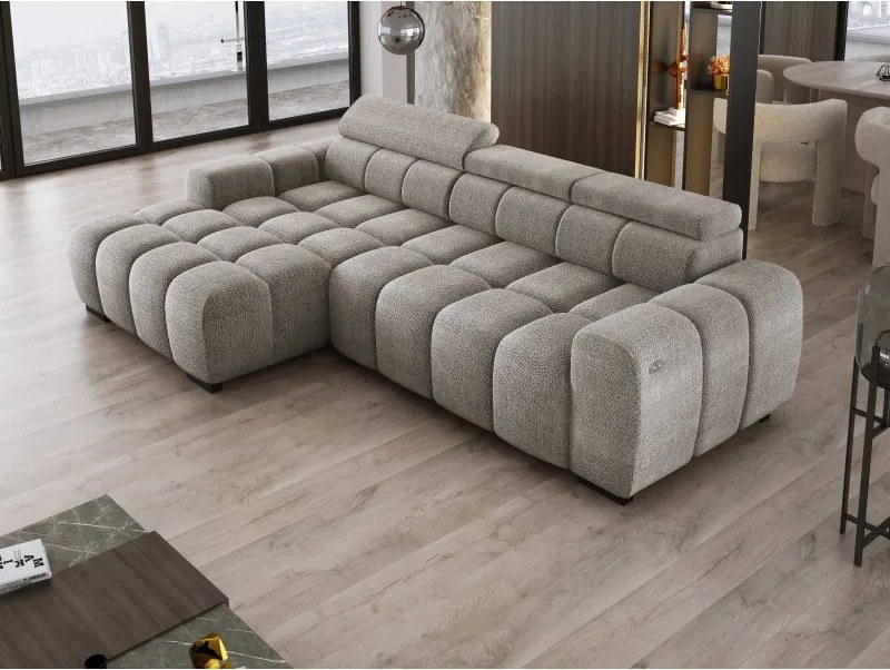 Narożnik BULL S - OMBO MINI Lewostronny z Elektryczną Regulacją EDEN 07