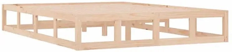 Naturalne sosnowe łóżko 120x200 - Rixo 4X