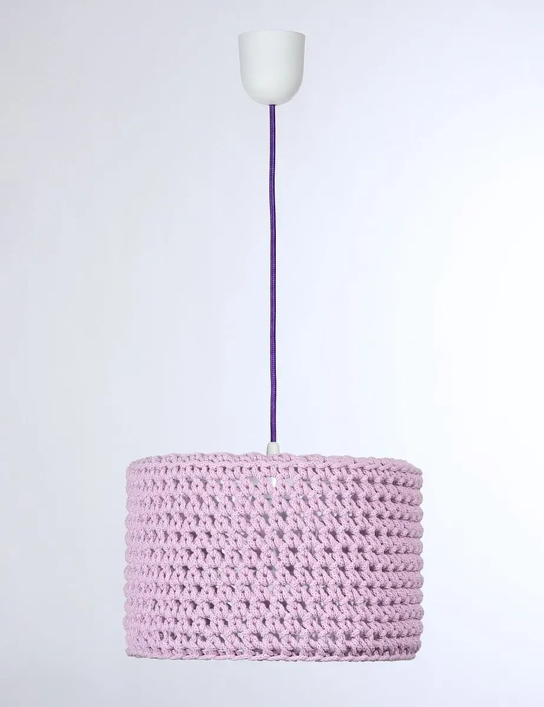Lampa wisząca COTTON 30 fioletowa BPS KONCEPT