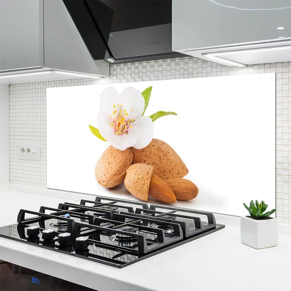 Panel nad blat kuchenny Kwiat o Odcieniu Pistacji