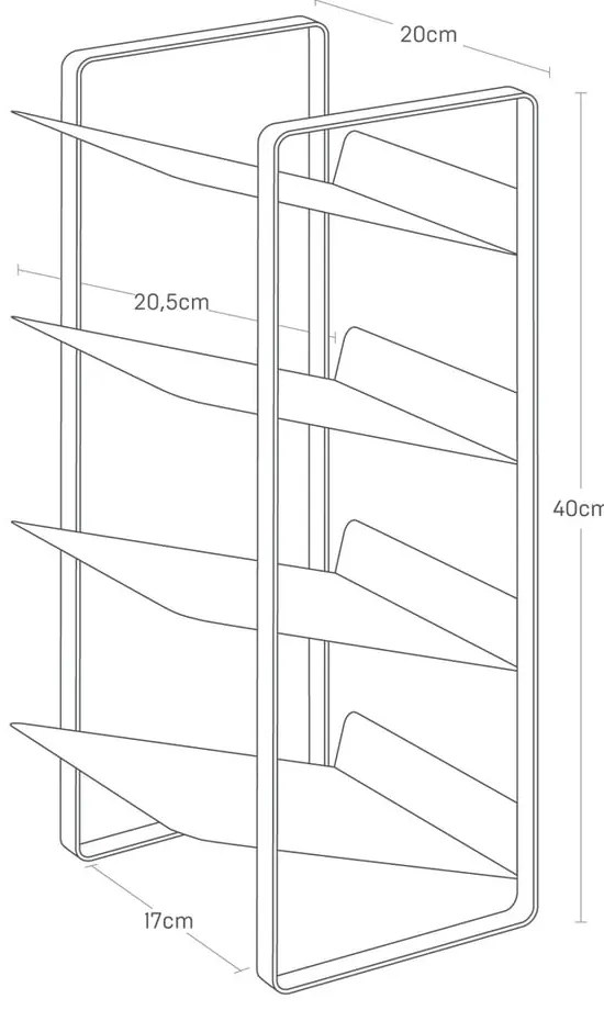 Stojak na butelki Tower – YAMAZAKI