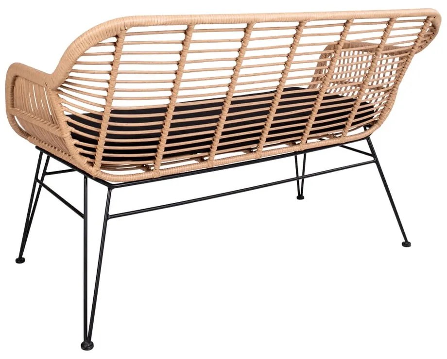 Sofa ogrodowa ze sztucznego rattanu House Nordic Trieste