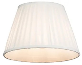 Klosz plisowany biały 25/16,5 cm