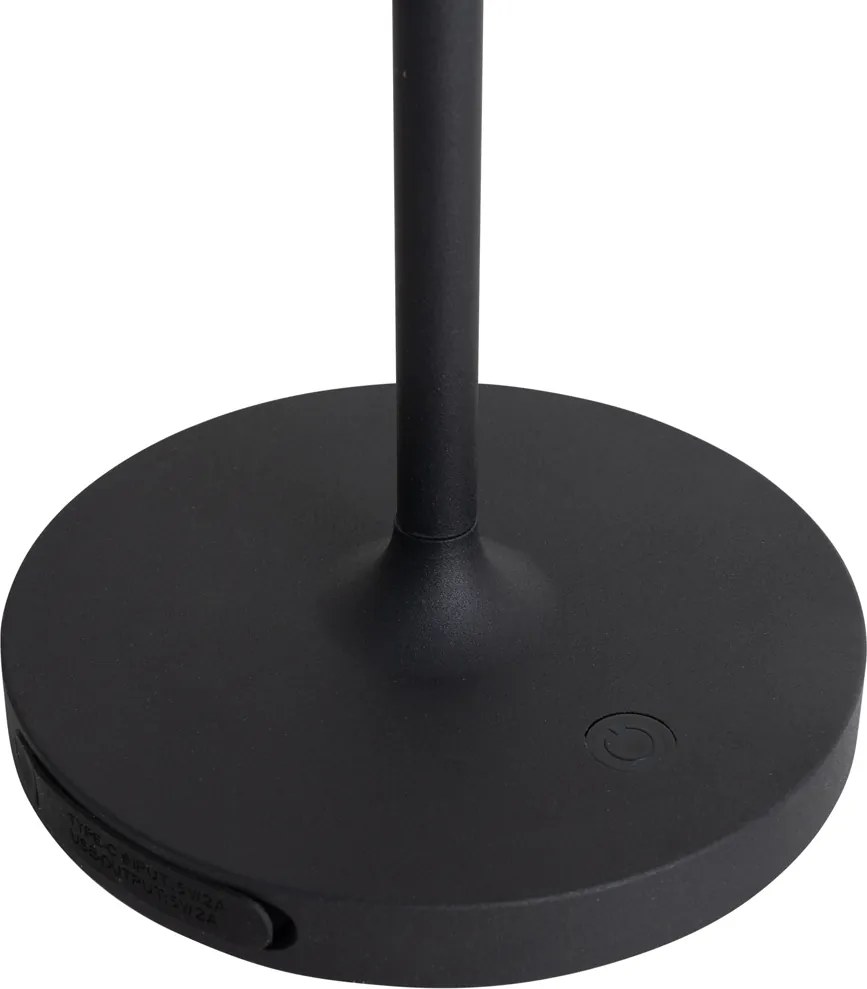 Zestaw 2 nowoczesnych ładowalnych białych lamp stołowych - Maloi