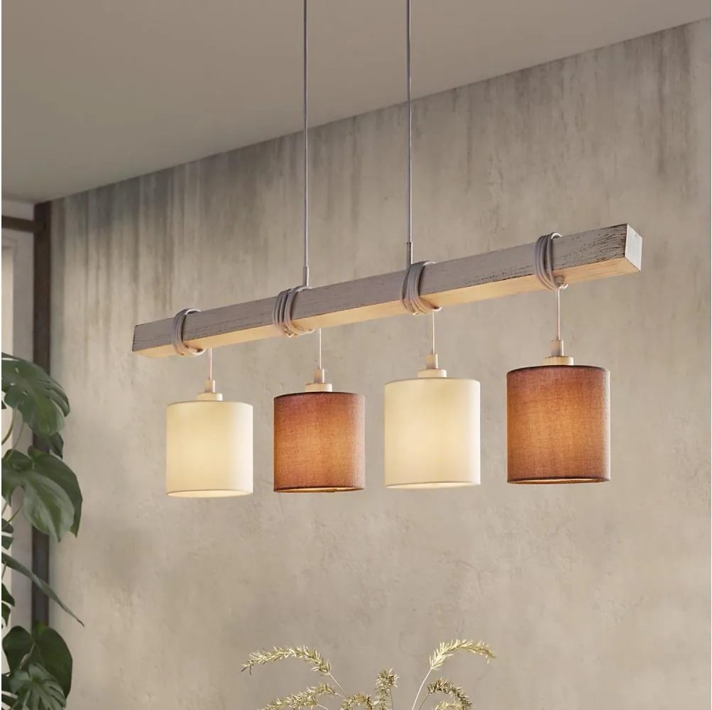 Eglo 49927 - LED lampa wisząca na linkach TOWNSHEND 2 4xE27/60W/230V