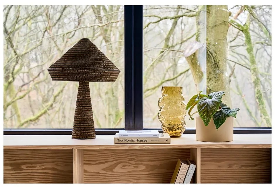 Czarna lampa stołowa (wysokość 54 cm) Alk – Villa Collection