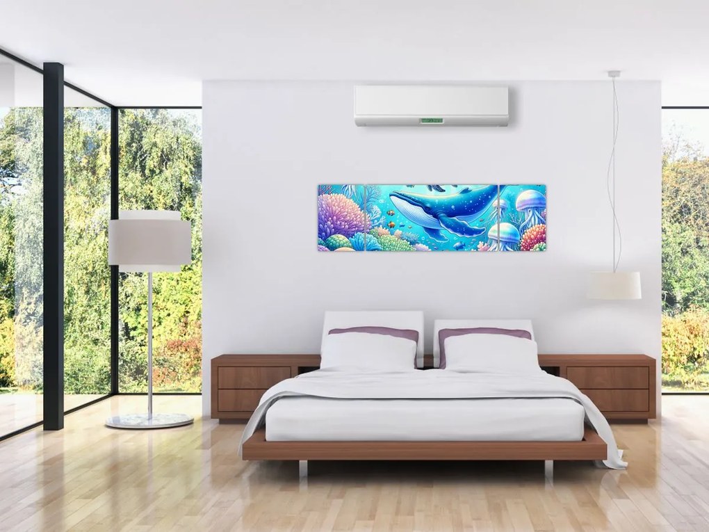 Obraz – Podwodny świat (170x50 cm)