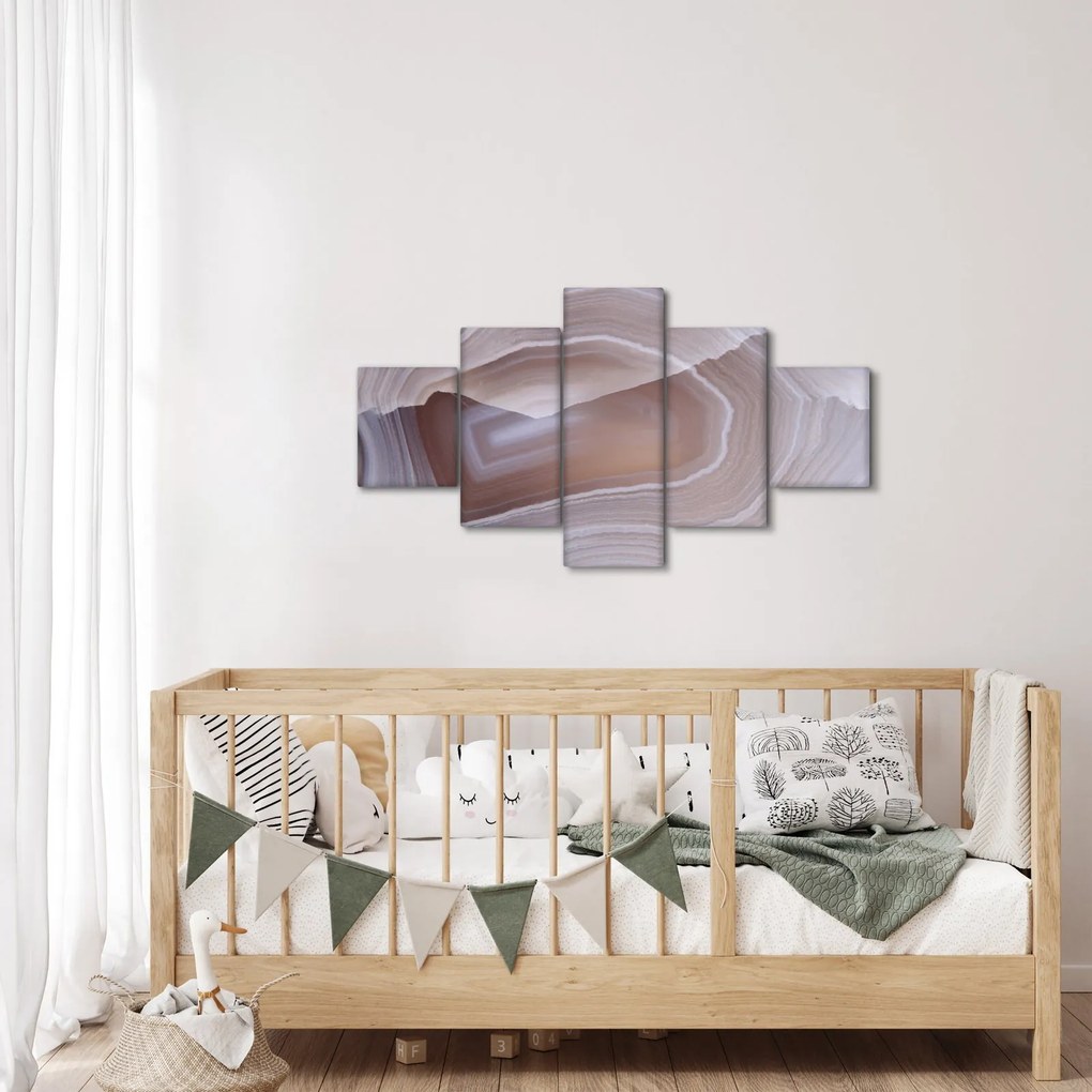 Obraz - Marmurowy agat (125x70 cm)