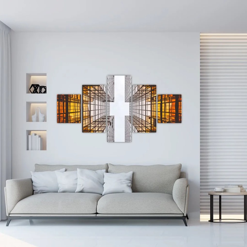 Obraz drapaczy chmur (125x70 cm)