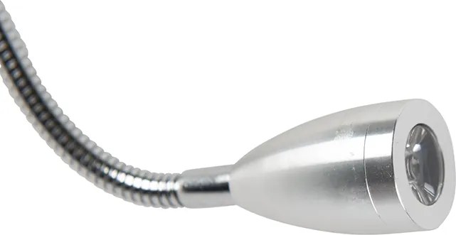 Nowoczesna lampa ścienna biała z aksamitnym abażurem w kwiaty - Brescia