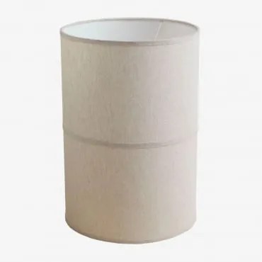 Ekran Do Lampy Z Bawełny Olinda Ø30 Cm & Gardenia Biel - Sklum
