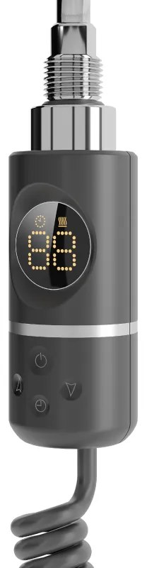 Mexen FA-I grzałka elektryczna 300 W, antracyt - W952-0300-66