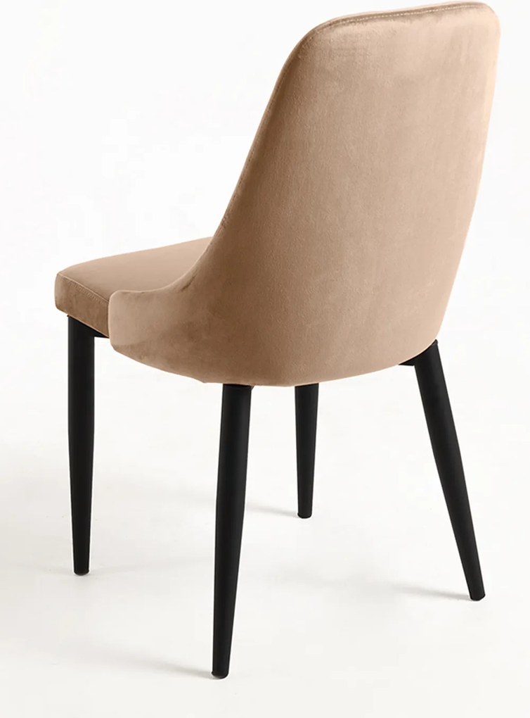 Zestaw 4 Krzese Kan Aksamitne