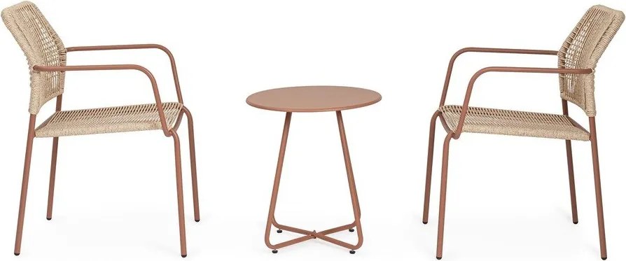 Stalowy okrągły stolik ogrodowy ø 45 cm Jable – Bizzotto