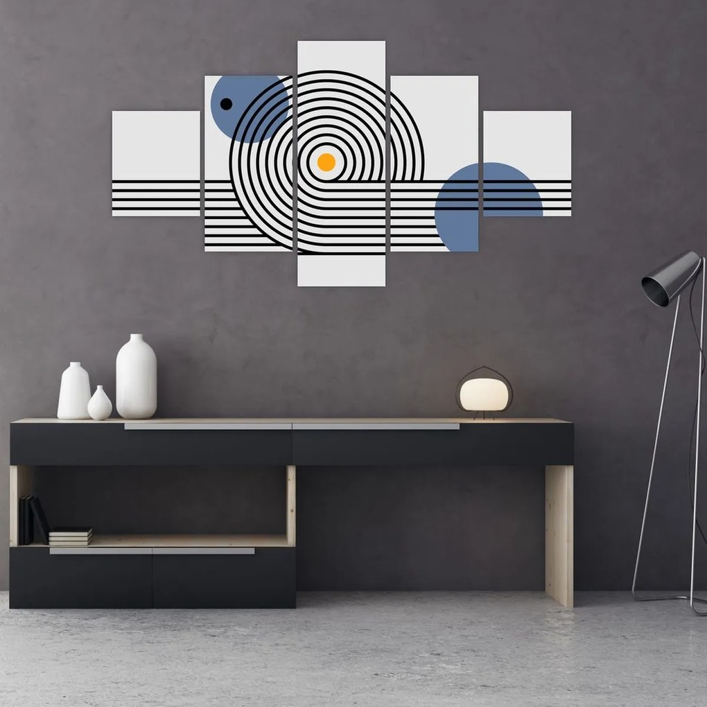 Obraz - Minimalistyczna abstrakcja N⁰1 (125x70 cm)
