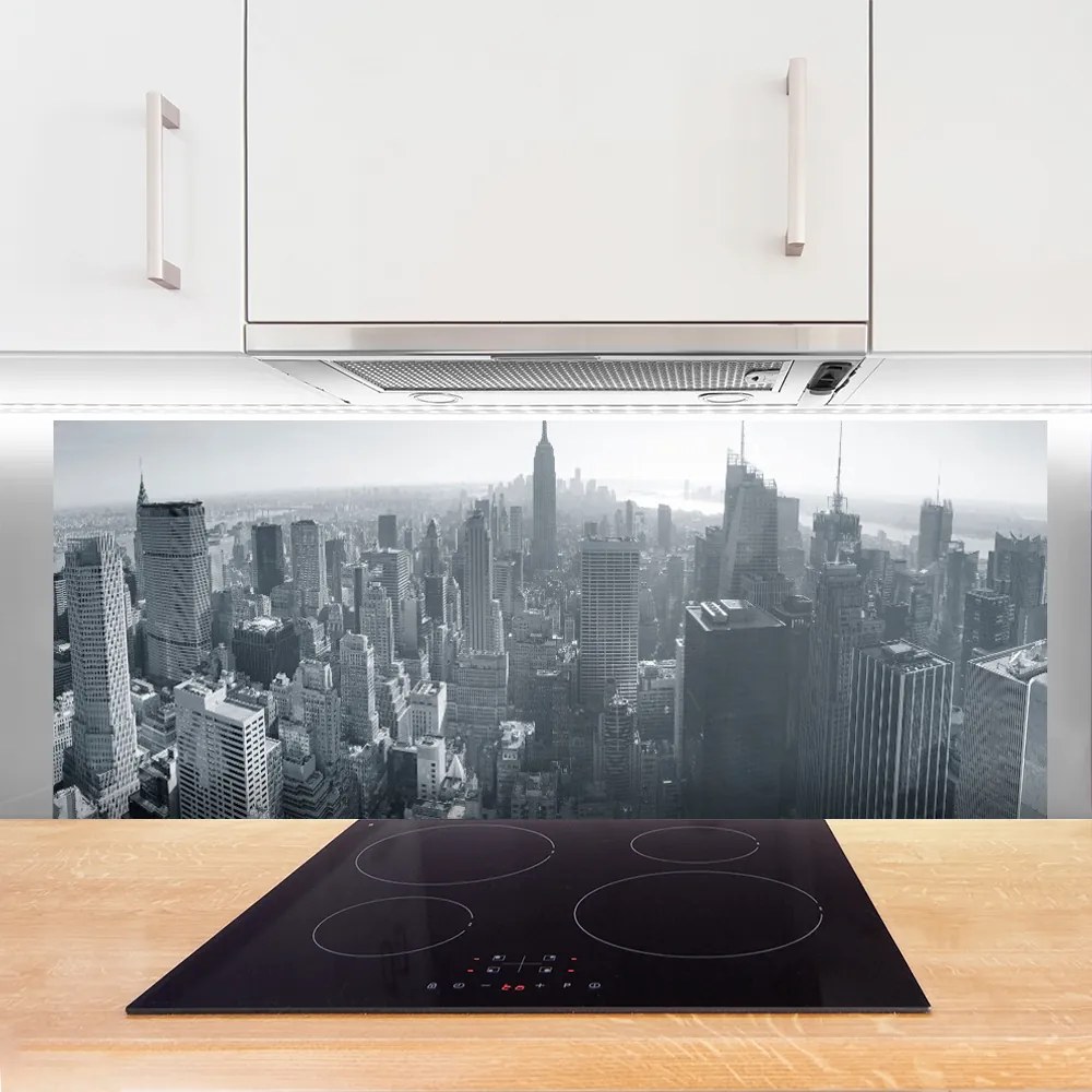 Panel Kuchenny Panorama Miejskich Wieżowców