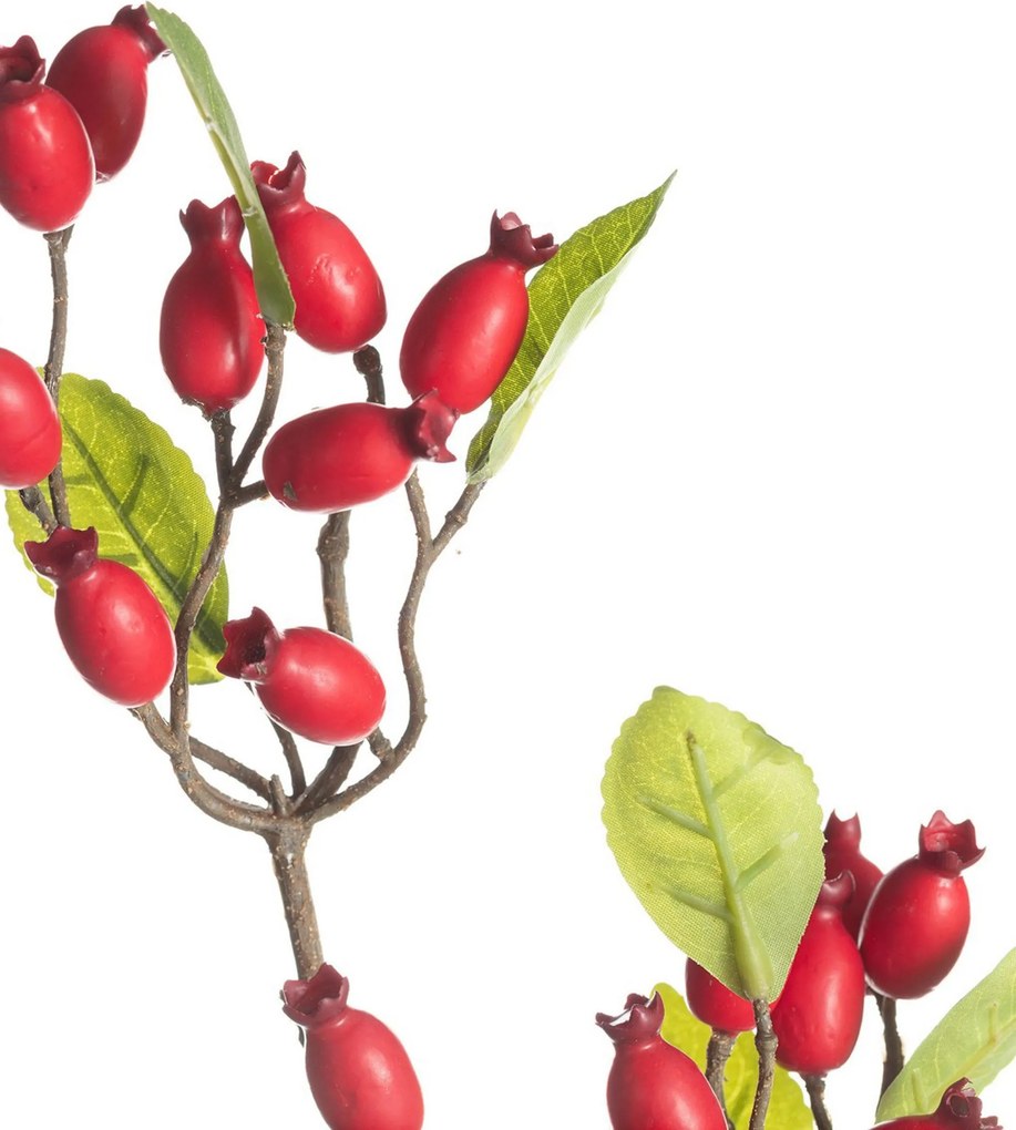 Dekoracja Dzika Róża 70cm red