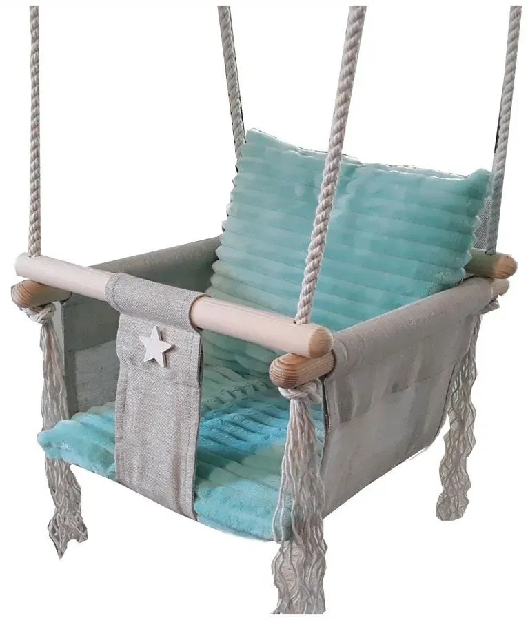 Miętowa huśtawka dla dziecka E7-A59