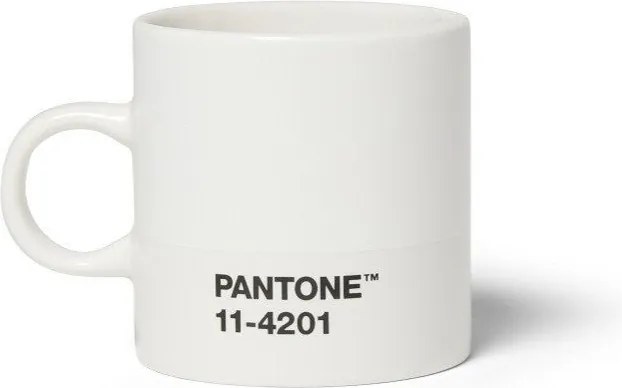 Biała ceramiczna filiżanka do espresso 120 ml Cloud Dancer - Pantone