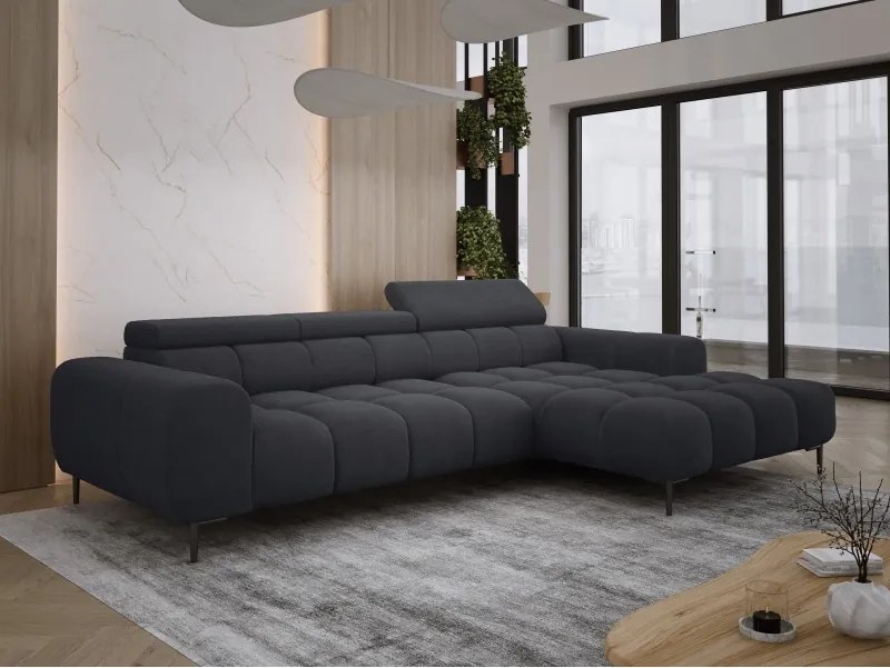 Narożnik PLAZA MINI Prawostronny w tkaninie Promocyjnej APHRODITE 23 WERSAL