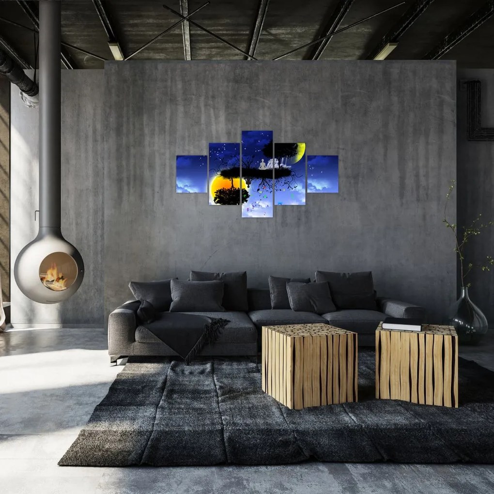 Obraz - Odbicie równowagi (125x70 cm)
