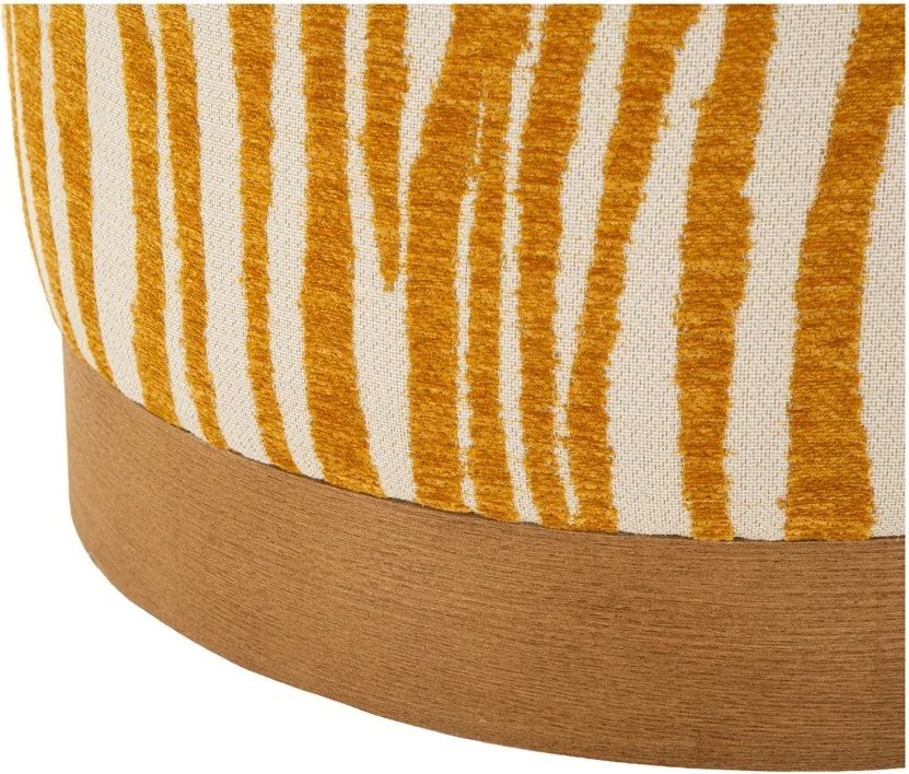 Musztardowy puf Savana – Mauro Ferretti