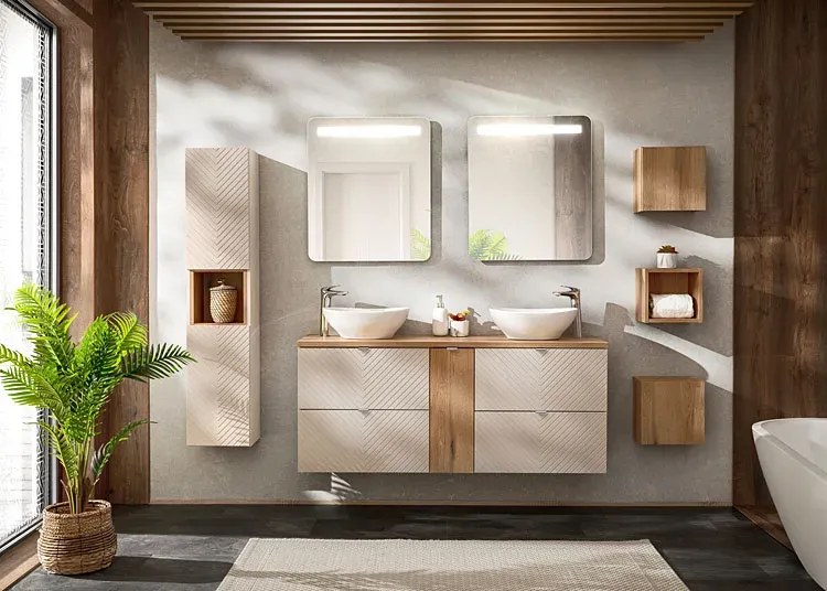 Kaszmirowa wisząca szafka pod umywalkę E7-A58