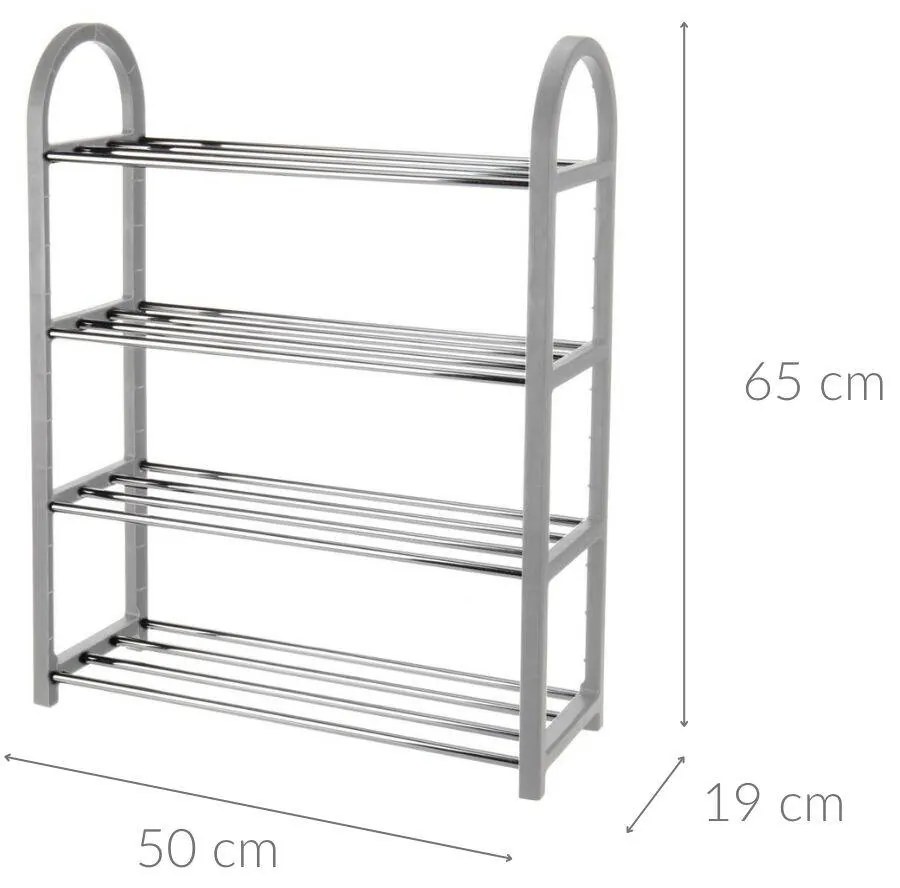 Stojak na buty, obuwie, regał 4 poziomy