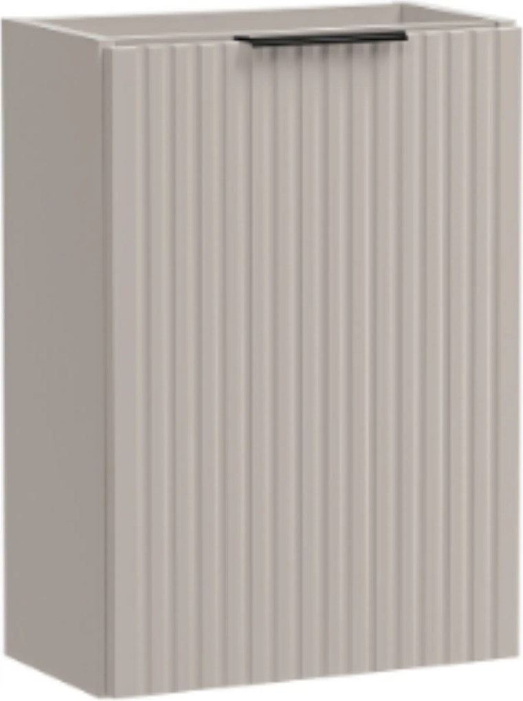 Szafka wisząca pod umywalkę kaszmir ryflowany front 40 x 22 cm ASTROS
