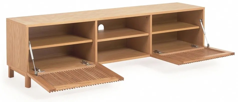 Szafka pod TV w dekorze dębu 180x50 cm Beyla – Kave Home