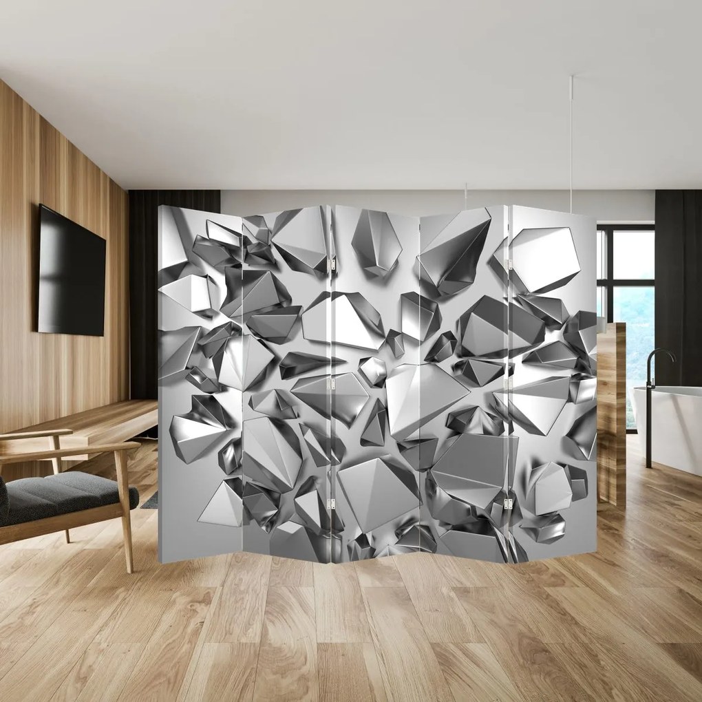 Parawan - Abstrakcja 3D (210x170 cm)
