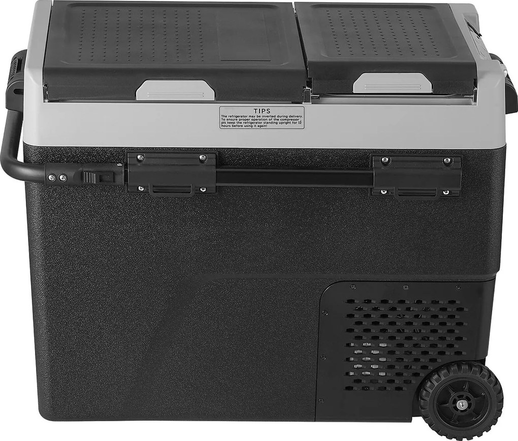 Portowalny Lodówka SucceBuy 58 L, Dwuobszarowa, Lodówka-Mroźnia dla Samochodu i Domu