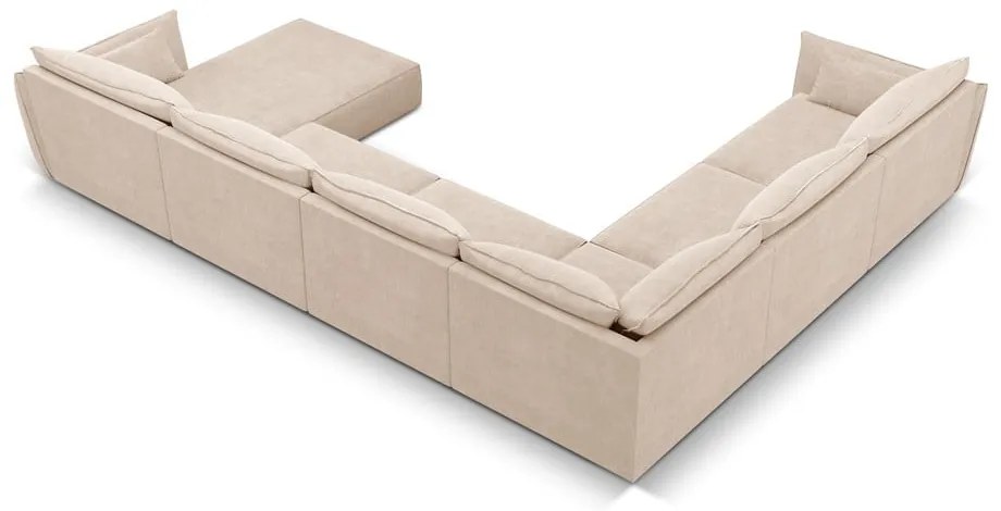 Beżowy narożnik (lewostronny) Vanda – Mazzini Sofas