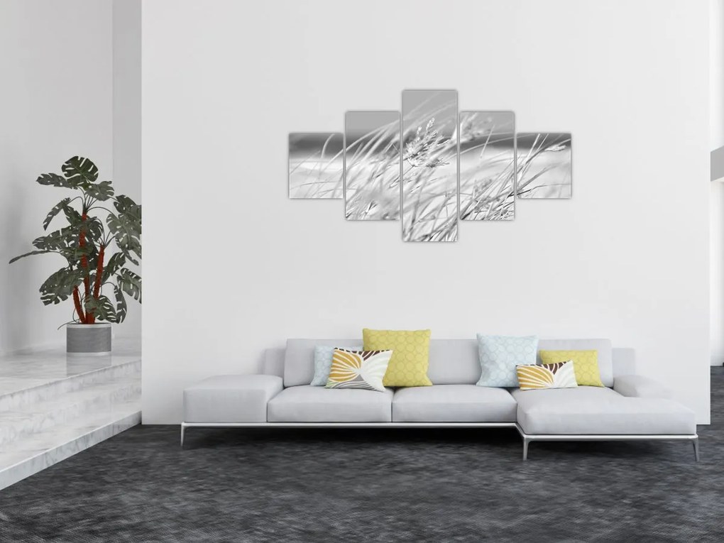 Obraz - Trawa plażowa (125x70 cm)