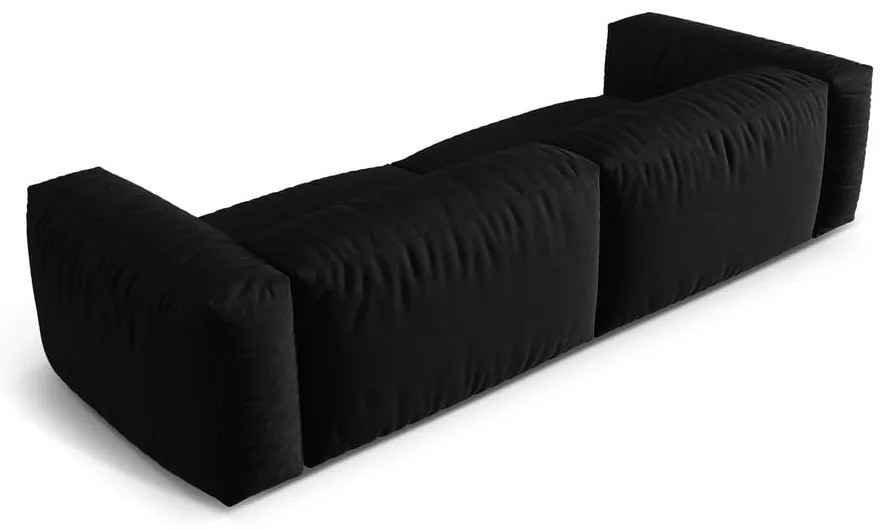 Czarna sofa modułowa 320 cm Martina – Micadoni Home
